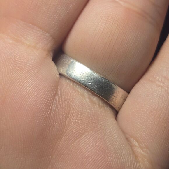 Mayan Calendar Vintage Sterling Silver Ring Sz 10 - Picture 5 of 5